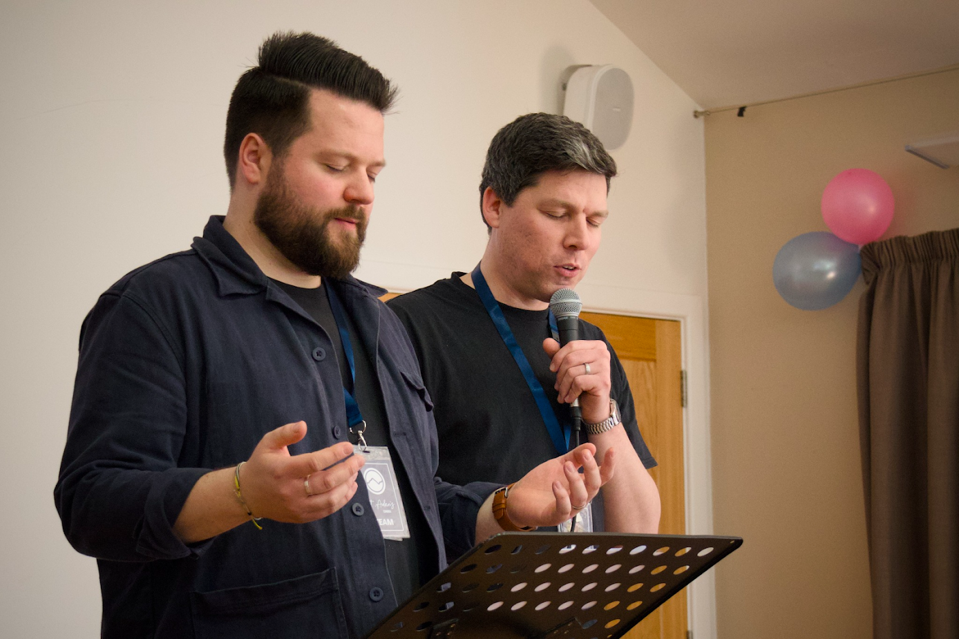 St Aidan's John Freeman and Steve Weston