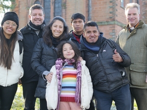 Diocese welcomes Argentinian link team