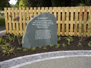 Memorial garden service for families who have experienced child loss